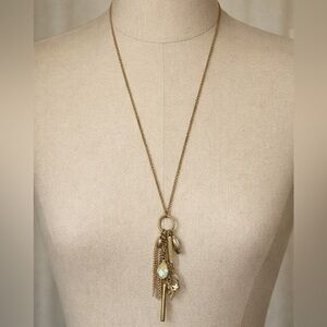 Elegant Pendant Long Statement Necklace